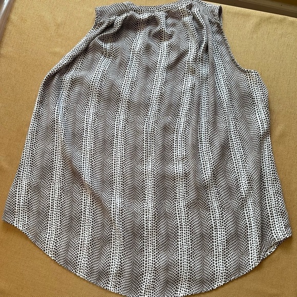 Apt 9 Snakeskin pattern XL sleeveless Brown and Cream Blouse Top - Picture 2 of 9